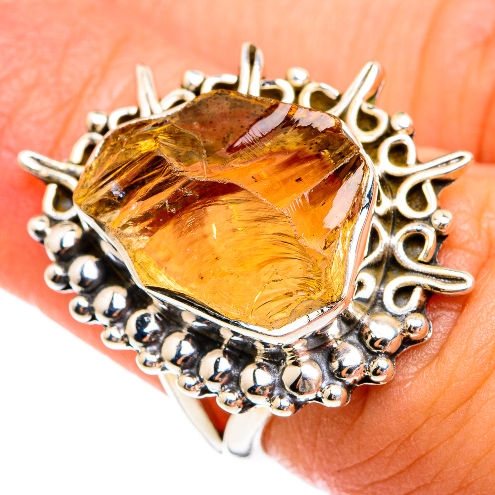 Citrine Rings handcrafted by Ana Silver Co - RING74502