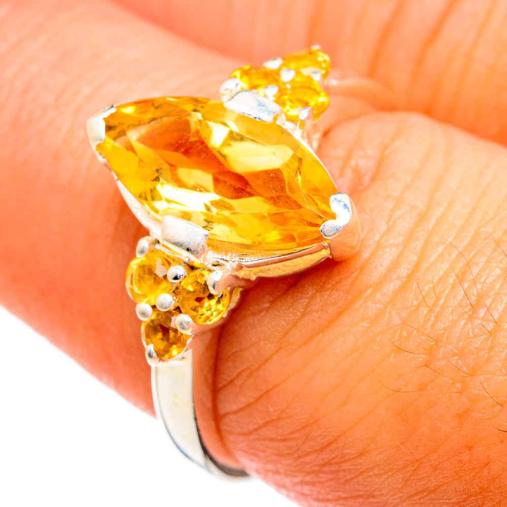 Citrine Rings handcrafted by Ana Silver Co - RING74503