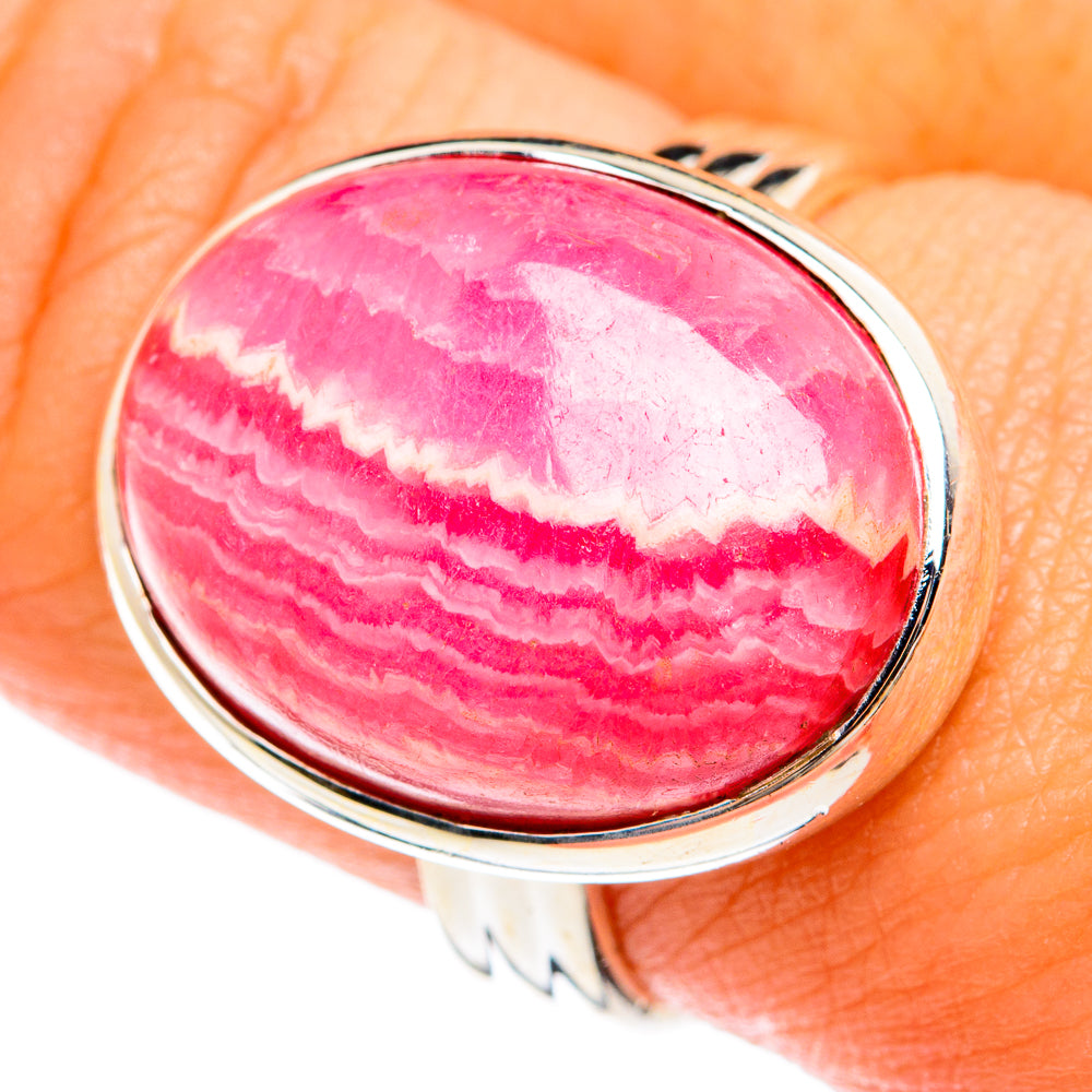 Rhodochrosite Rings handcrafted by Ana Silver Co - RING74504