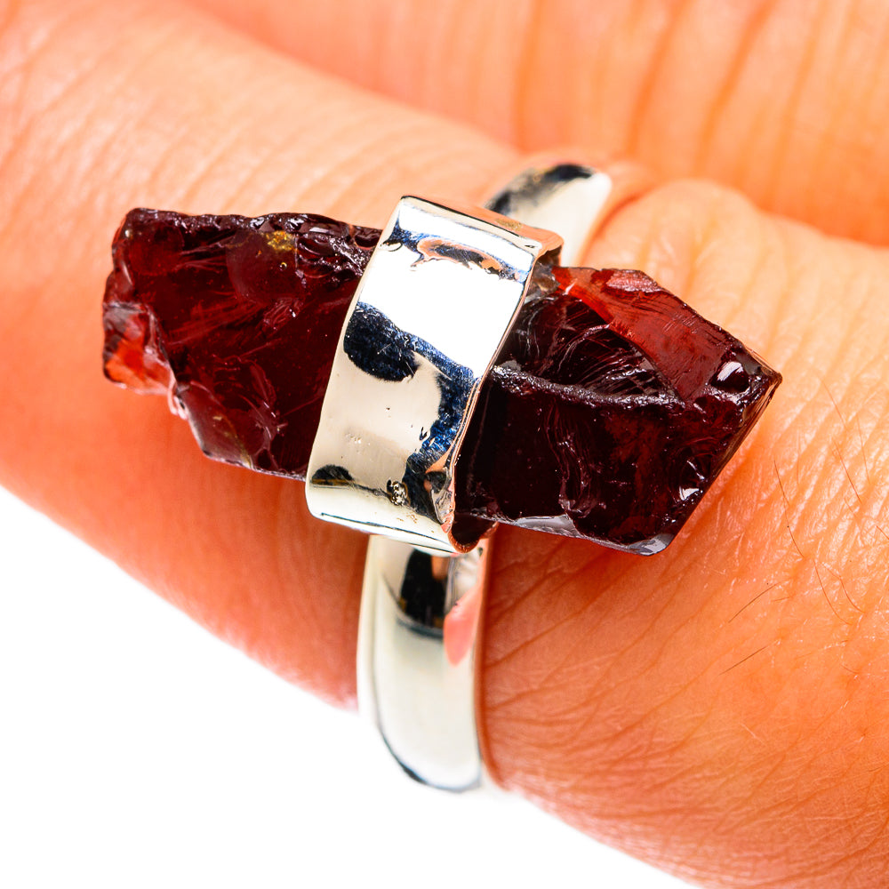 Garnet Rings handcrafted by Ana Silver Co - RING74508