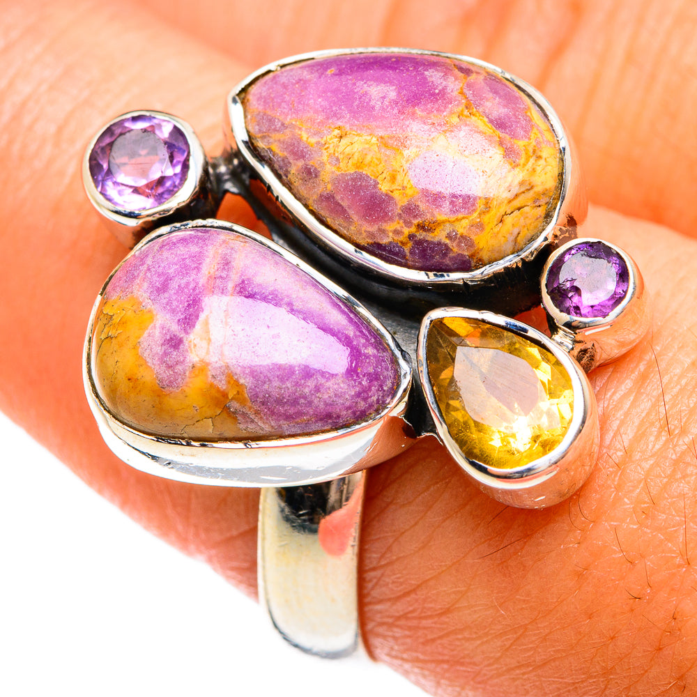 Phosphosiderite Rings handcrafted by Ana Silver Co - RING74511