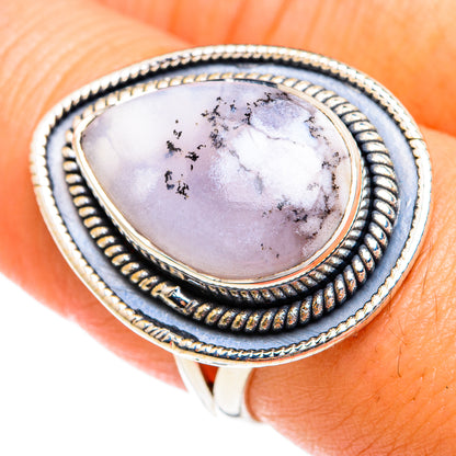 Dendritic Opal Rings handcrafted by Ana Silver Co - RING74519