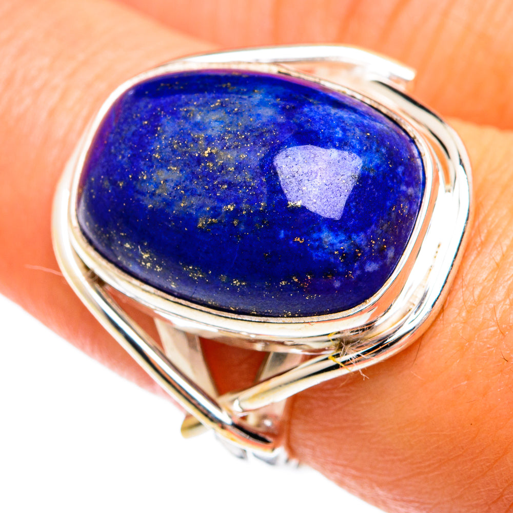 Lapis Lazuli Rings handcrafted by Ana Silver Co - RING74528