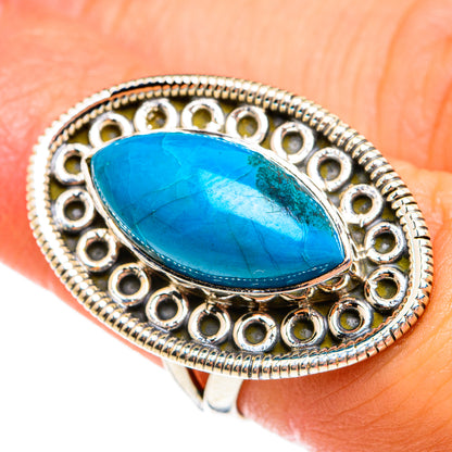 Chrysocolla Rings handcrafted by Ana Silver Co - RING74530