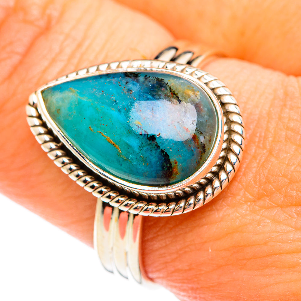 Peruvian Opal Rings handcrafted by Ana Silver Co - RING74531