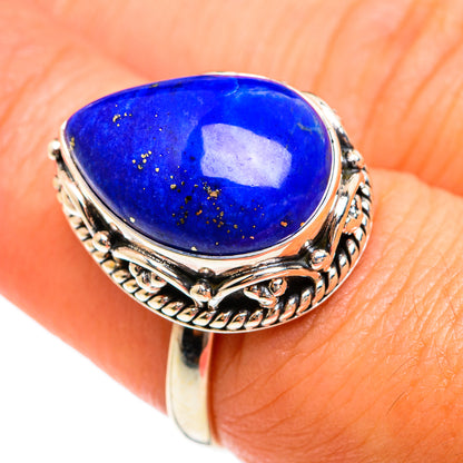 Lapis Lazuli Rings handcrafted by Ana Silver Co - RING74533