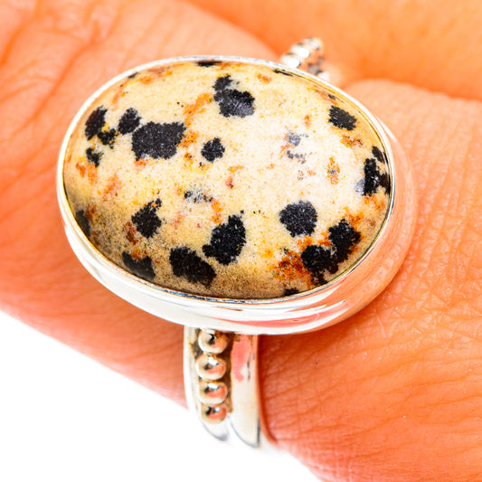 Dalmatian Jasper Rings handcrafted by Ana Silver Co - RING74542