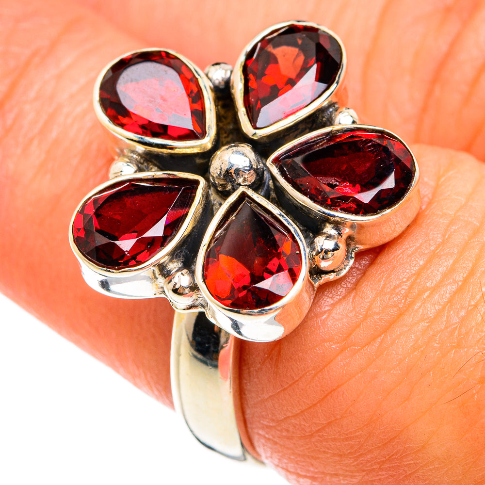 Garnet Rings handcrafted by Ana Silver Co - RING74549