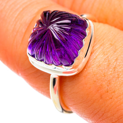 Amethyst Rings handcrafted by Ana Silver Co - RING74551
