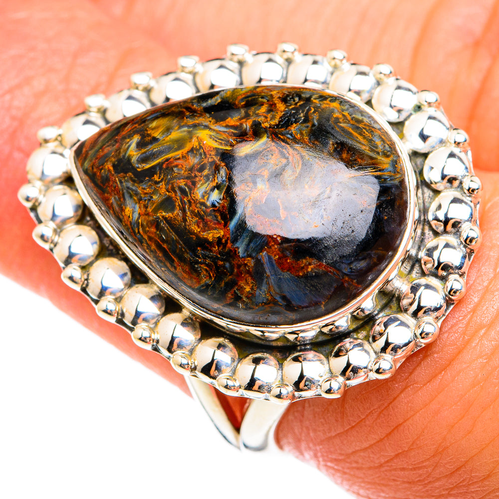 Pietersite Rings handcrafted by Ana Silver Co - RING74557