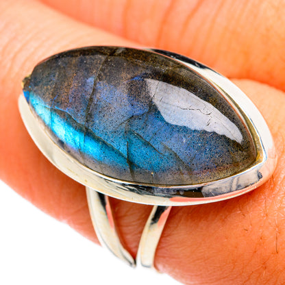 Labradorite Rings handcrafted by Ana Silver Co - RING74567