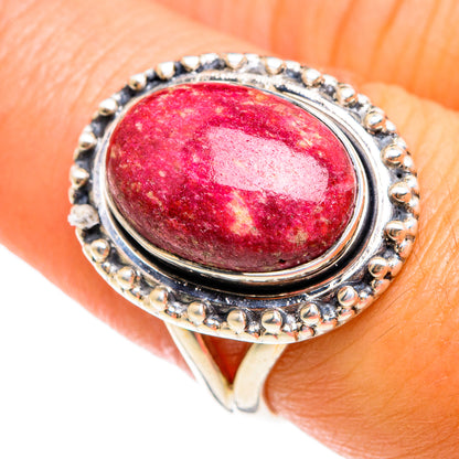 Thulite Rings handcrafted by Ana Silver Co - RING74586