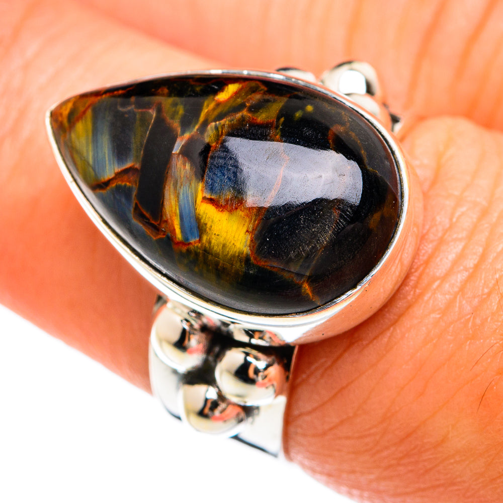 Pietersite Rings handcrafted by Ana Silver Co - RING74598