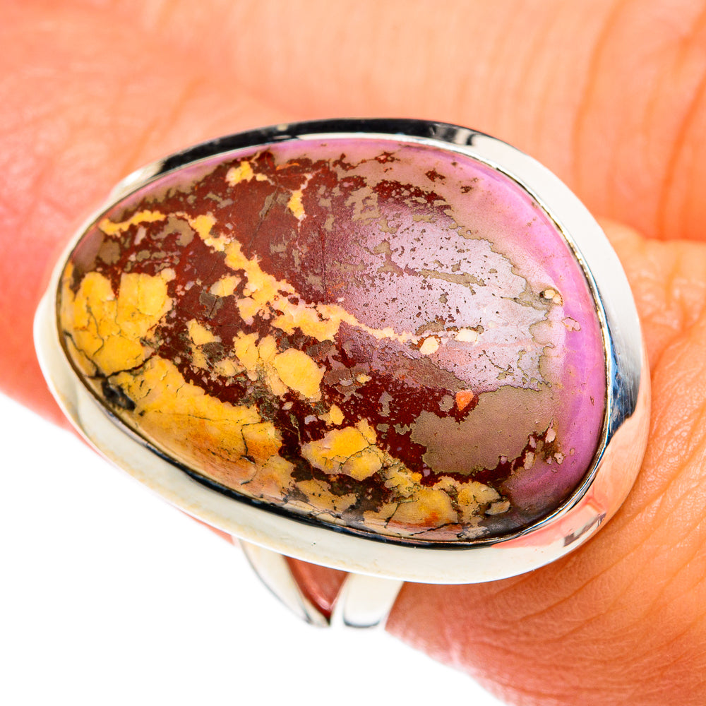 Mookaite Rings handcrafted by Ana Silver Co - RING74605