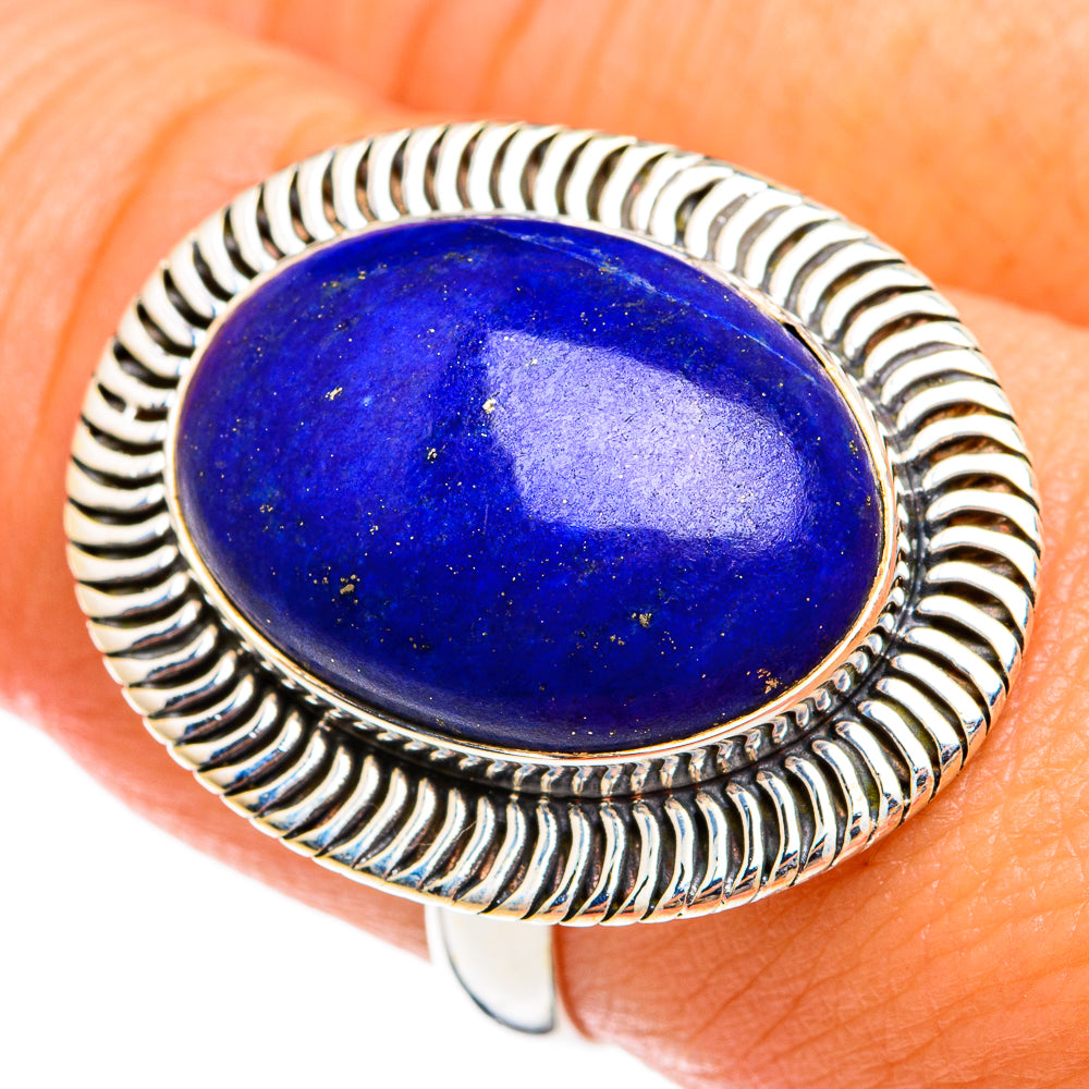 Lapis Lazuli Rings handcrafted by Ana Silver Co - RING74614
