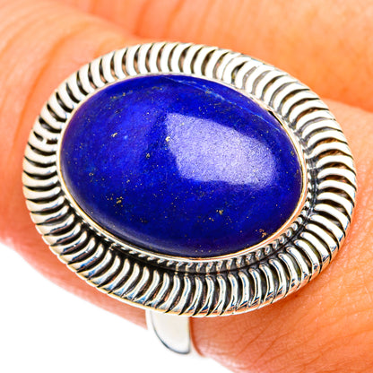 Lapis Lazuli Rings handcrafted by Ana Silver Co - RING74614