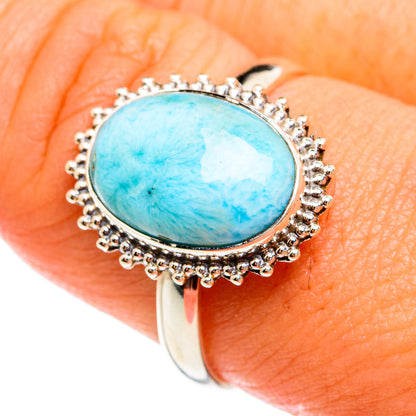 Larimar Rings handcrafted by Ana Silver Co - RING74616