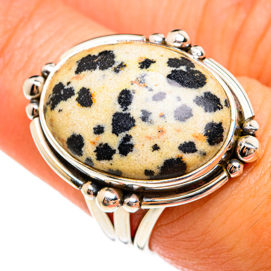 Dalmatian Jasper Rings handcrafted by Ana Silver Co - RING74620