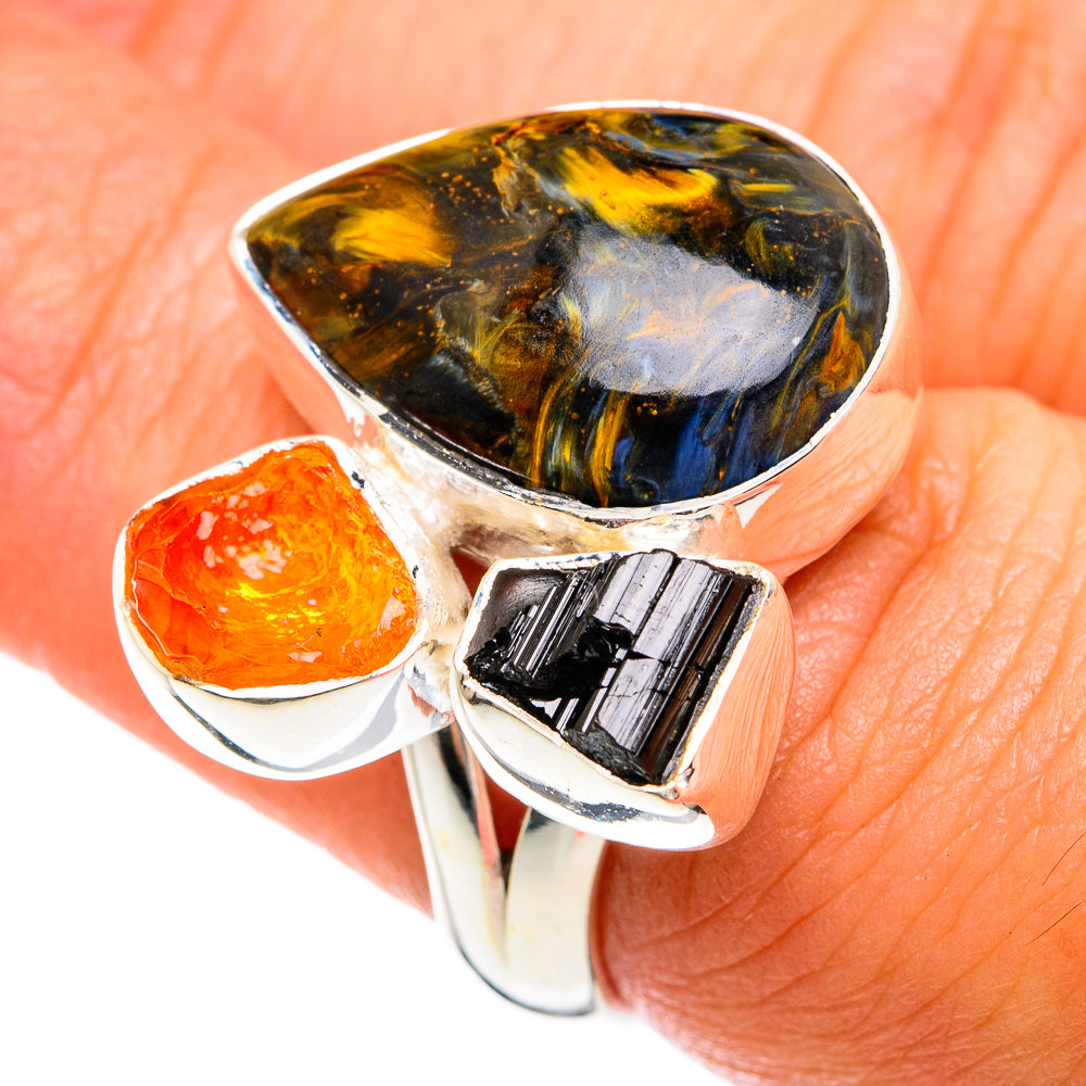 Pietersite Rings handcrafted by Ana Silver Co - RING74634