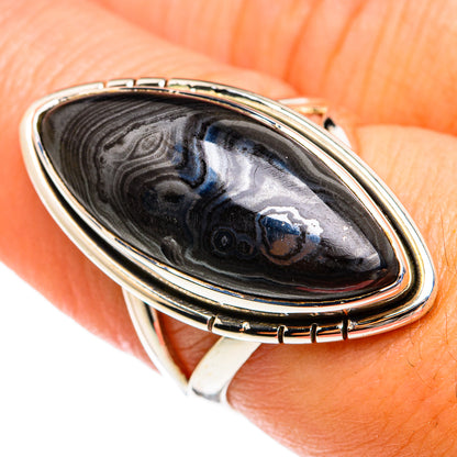 Psilomelane Rings handcrafted by Ana Silver Co - RING74635