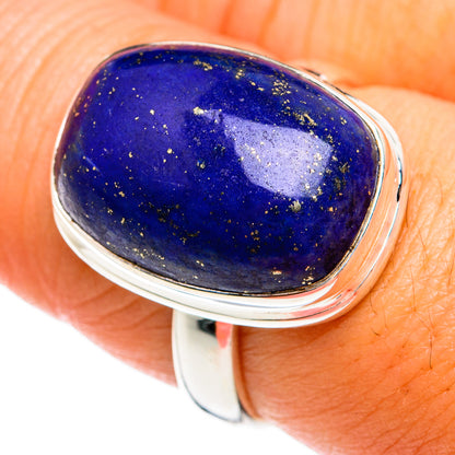 Lapis Lazuli Rings handcrafted by Ana Silver Co - RING74645