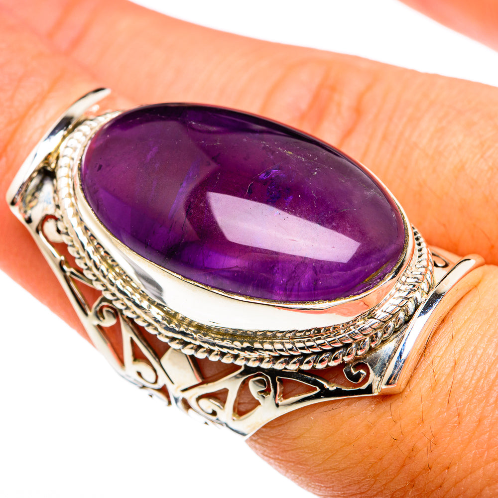 Amethyst Rings handcrafted by Ana Silver Co - RING74661