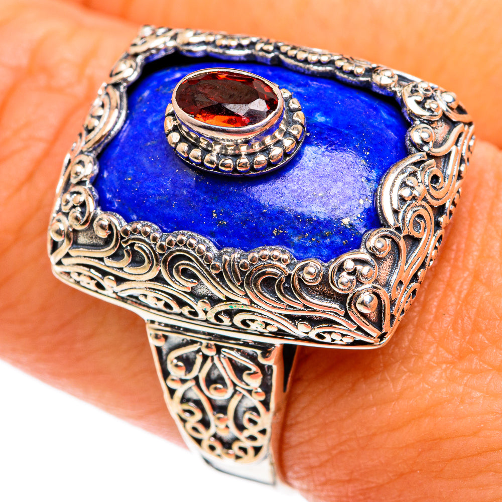 Lapis Lazuli Rings handcrafted by Ana Silver Co - RING74686