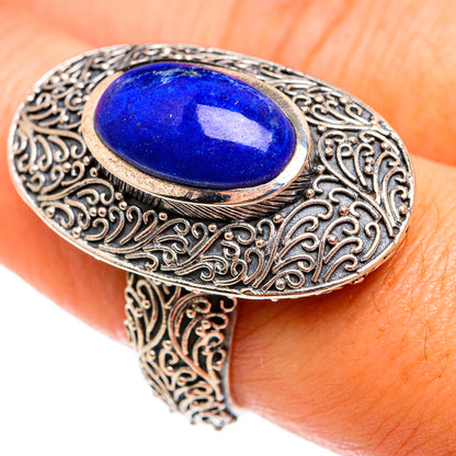 Lapis Lazuli Rings handcrafted by Ana Silver Co - RING74690