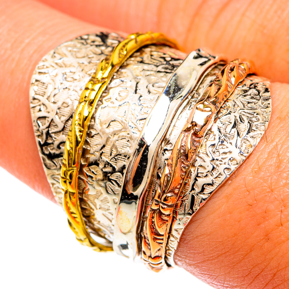Meditation Spinner Rings handcrafted by Ana Silver Co - RING74702