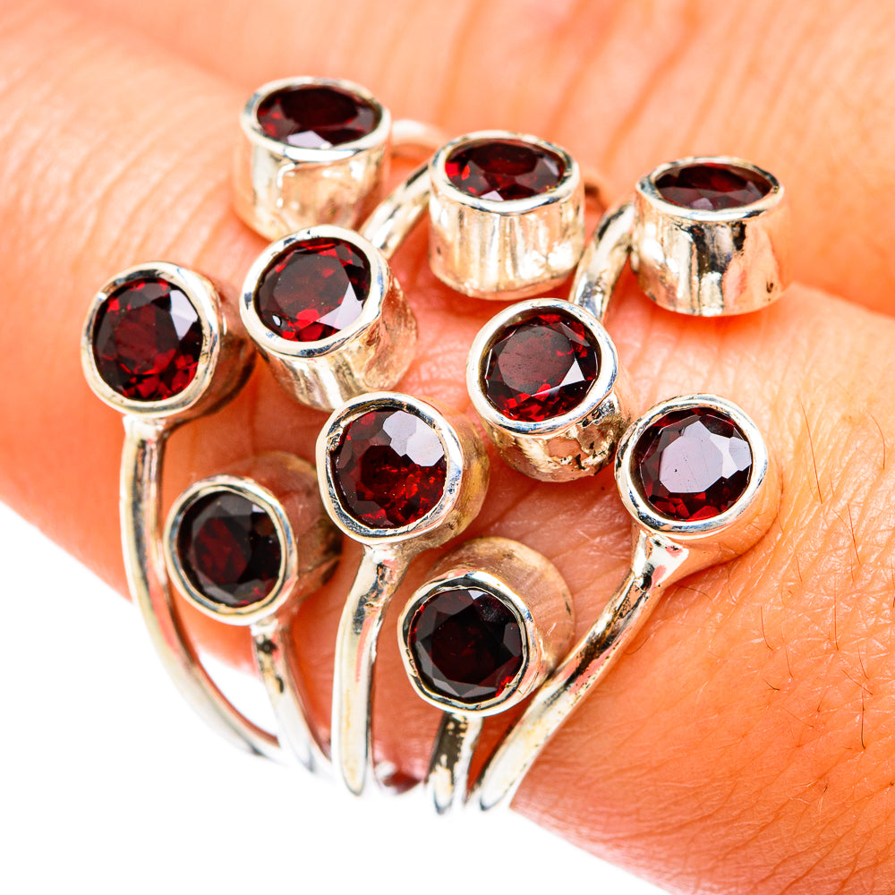 Garnet Rings handcrafted by Ana Silver Co - RING74703