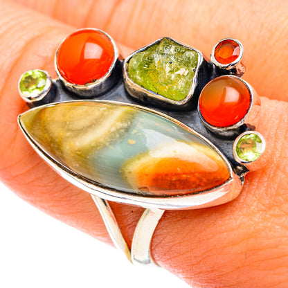 Willow Creek Jasper Rings handcrafted by Ana Silver Co - RING74715