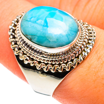 Larimar Rings handcrafted by Ana Silver Co - RING74723