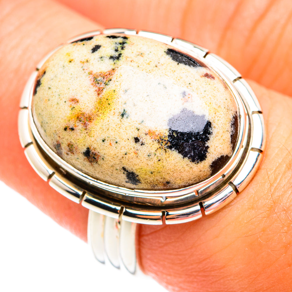 Dalmatian Jasper Rings handcrafted by Ana Silver Co - RING74730