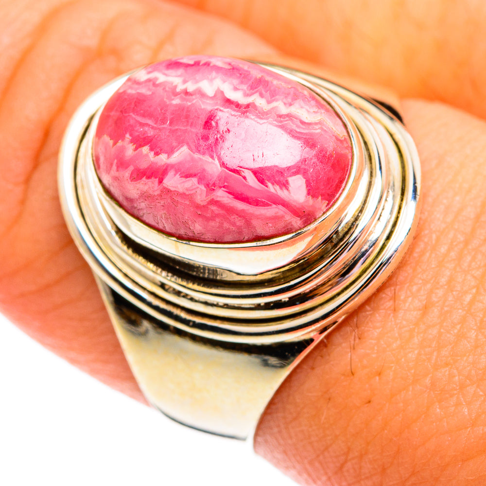 Rhodochrosite Rings handcrafted by Ana Silver Co - RING74736