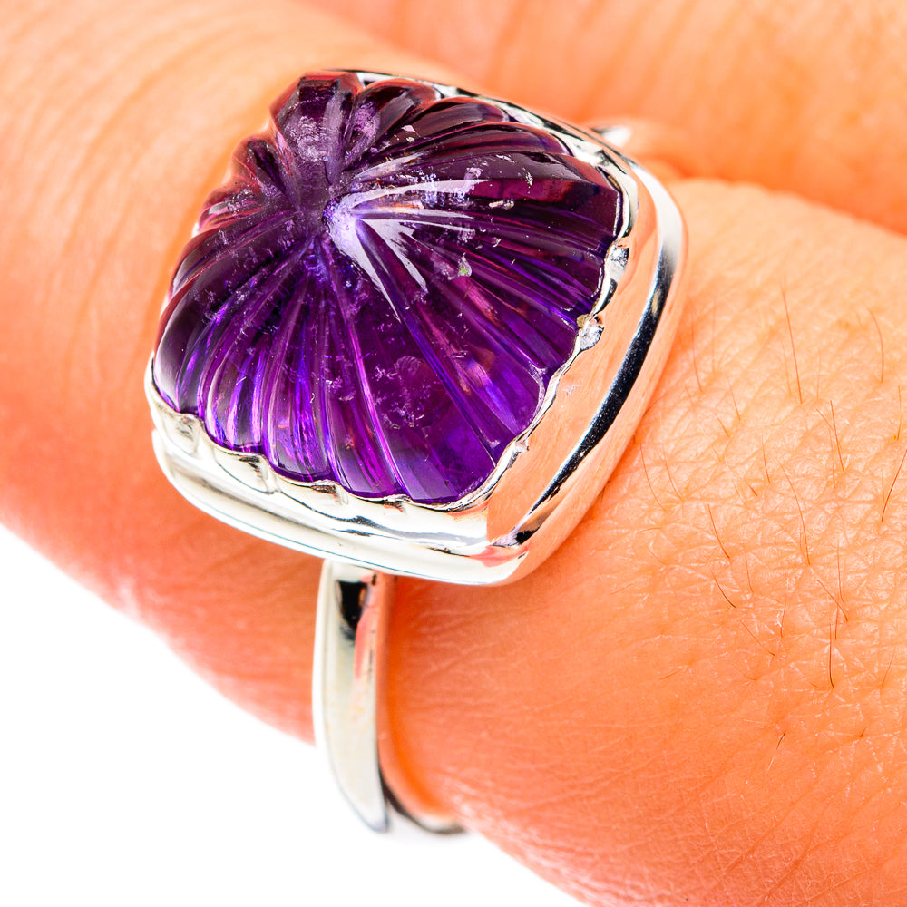 Amethyst Rings handcrafted by Ana Silver Co - RING74740