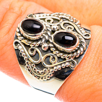 Black Onyx Rings handcrafted by Ana Silver Co - RING74743