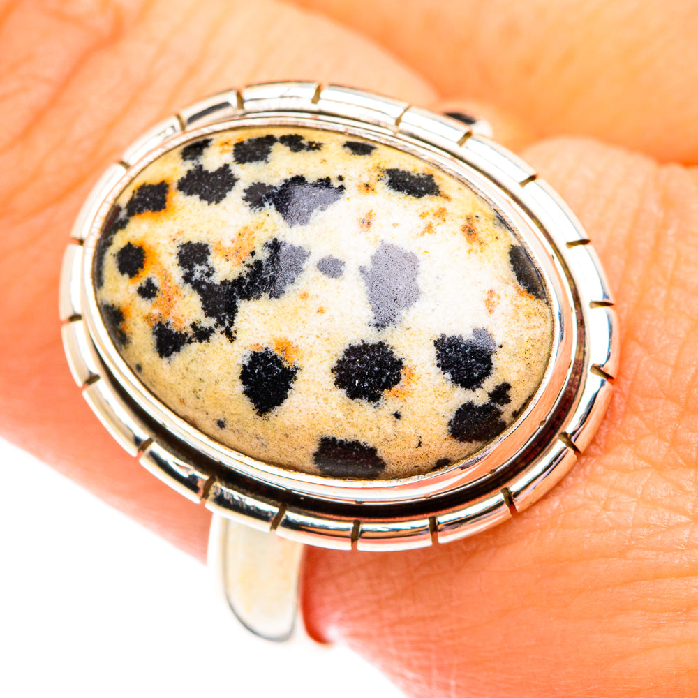 Dalmatian Jasper Rings handcrafted by Ana Silver Co - RING74760