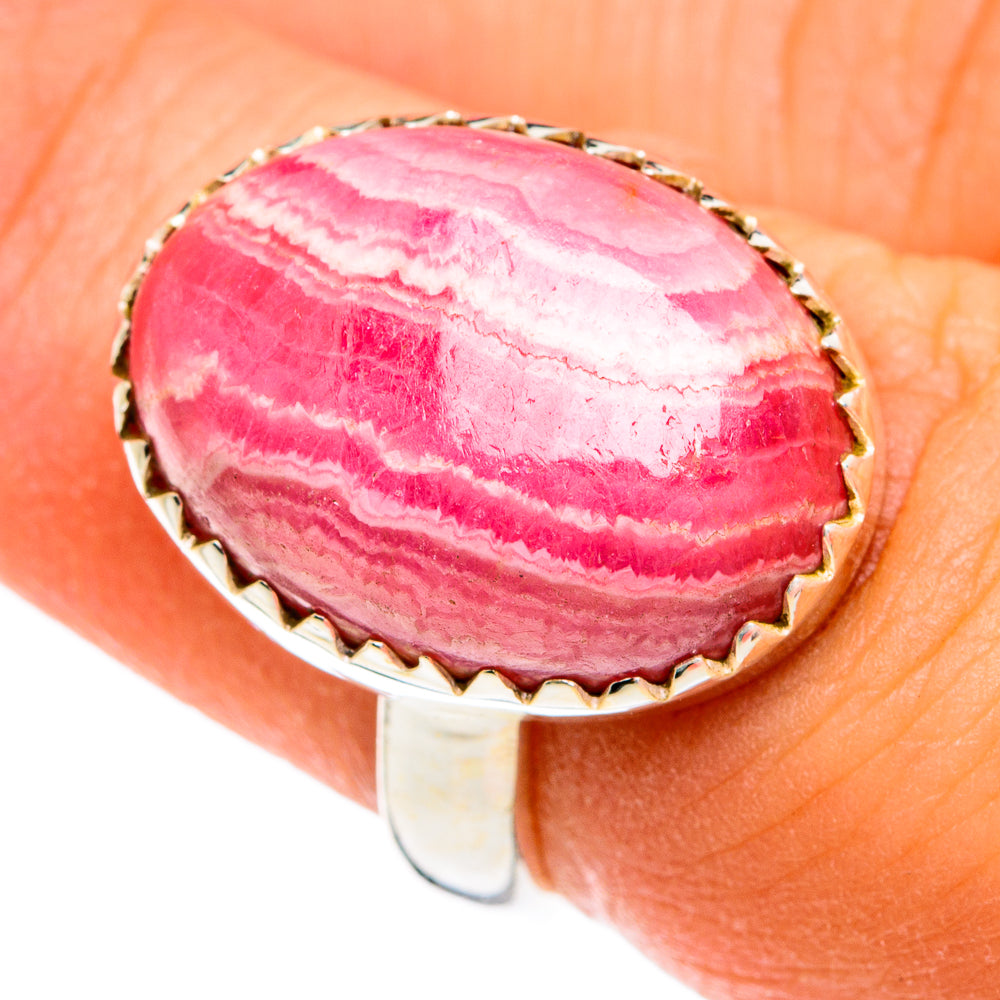 Rhodochrosite Rings handcrafted by Ana Silver Co - RING74765