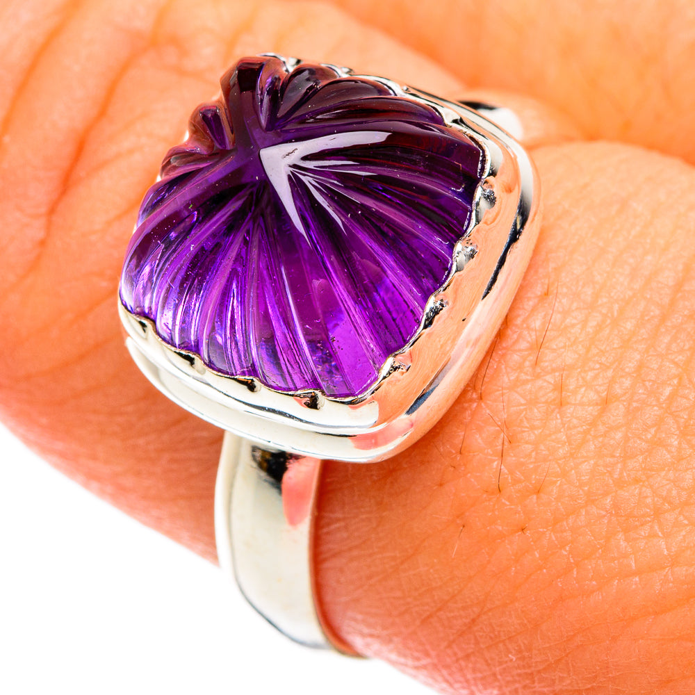 Amethyst Rings handcrafted by Ana Silver Co - RING74766