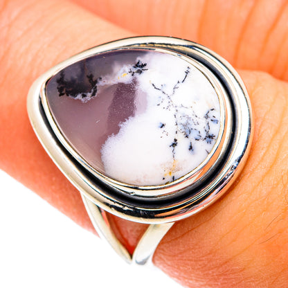 Dendritic Opal Rings handcrafted by Ana Silver Co - RING74776