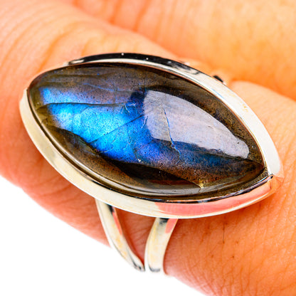 Labradorite Rings handcrafted by Ana Silver Co - RING74778