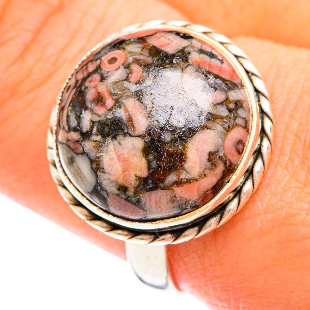 Crinoid Fossil Rings handcrafted by Ana Silver Co - RING74784