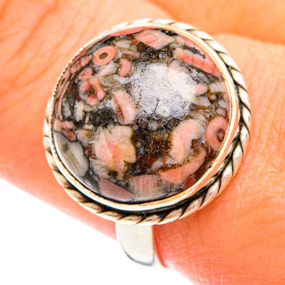 Crinoid Fossil Rings handcrafted by Ana Silver Co - RING74784