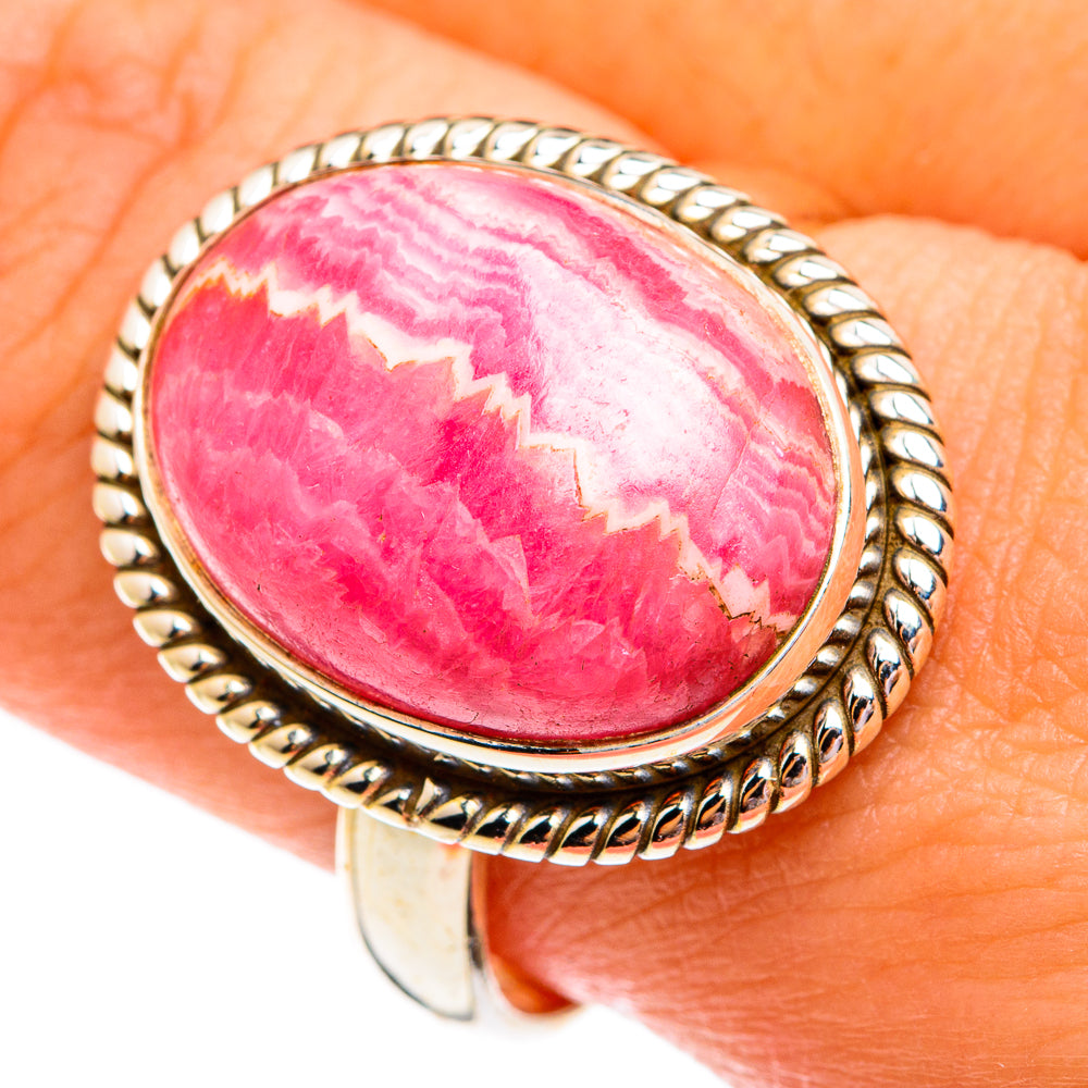 Rhodochrosite Rings handcrafted by Ana Silver Co - RING74787