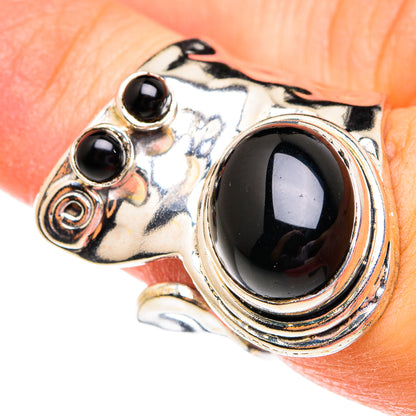 Black Onyx Rings handcrafted by Ana Silver Co - RING74793