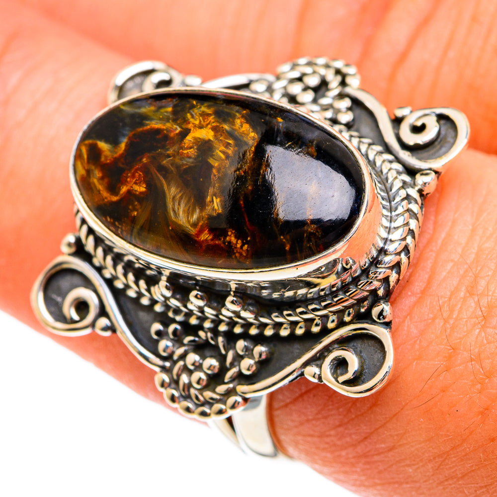 Pietersite Rings handcrafted by Ana Silver Co - RING74794