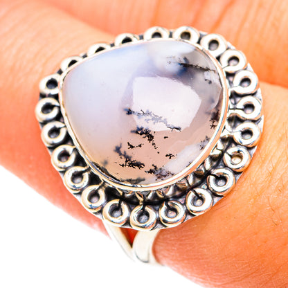 Dendritic Opal Rings handcrafted by Ana Silver Co - RING74796
