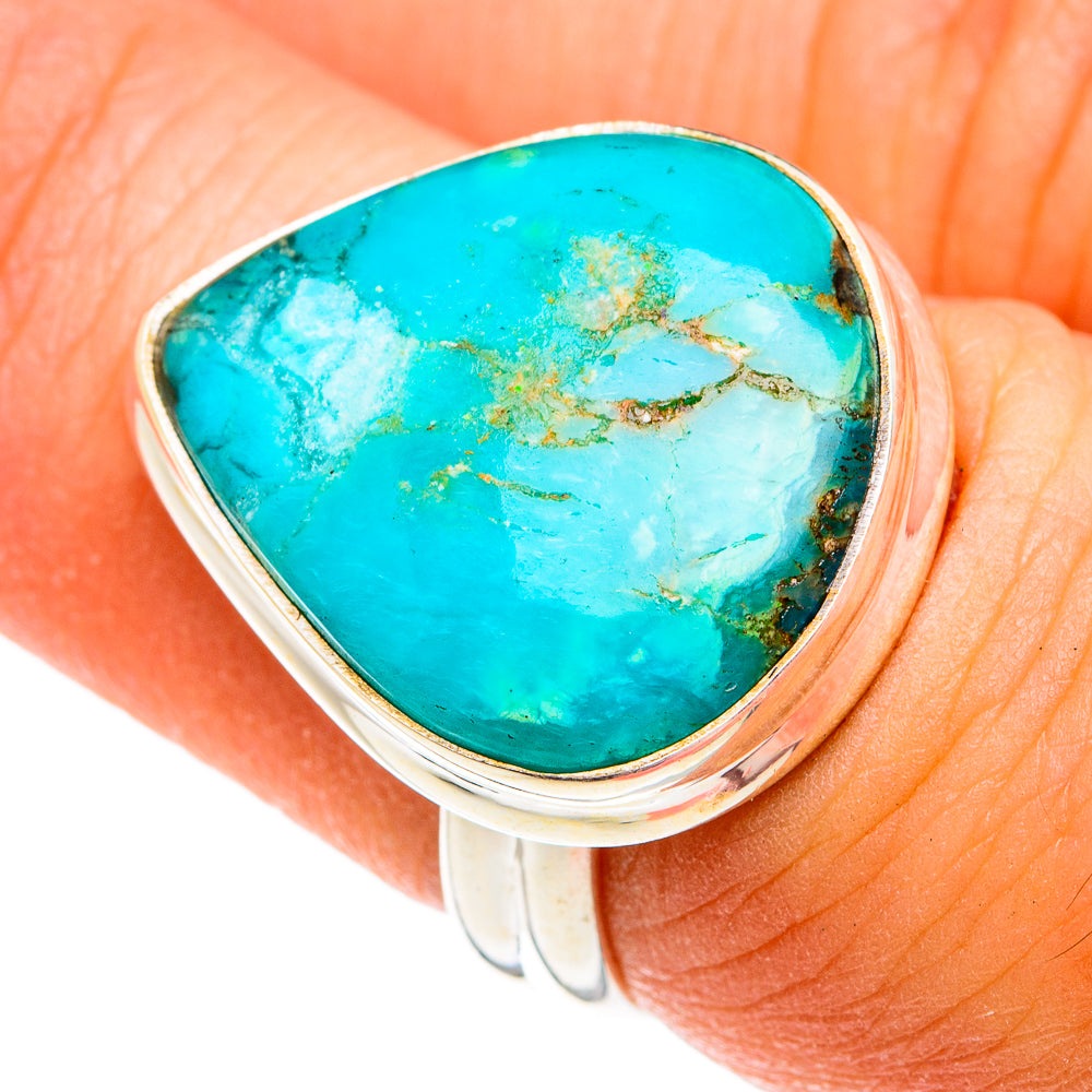 Chrysocolla Rings handcrafted by Ana Silver Co - RING74800