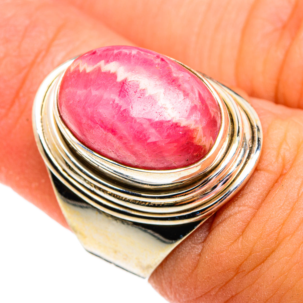 Rhodochrosite Rings handcrafted by Ana Silver Co - RING74809