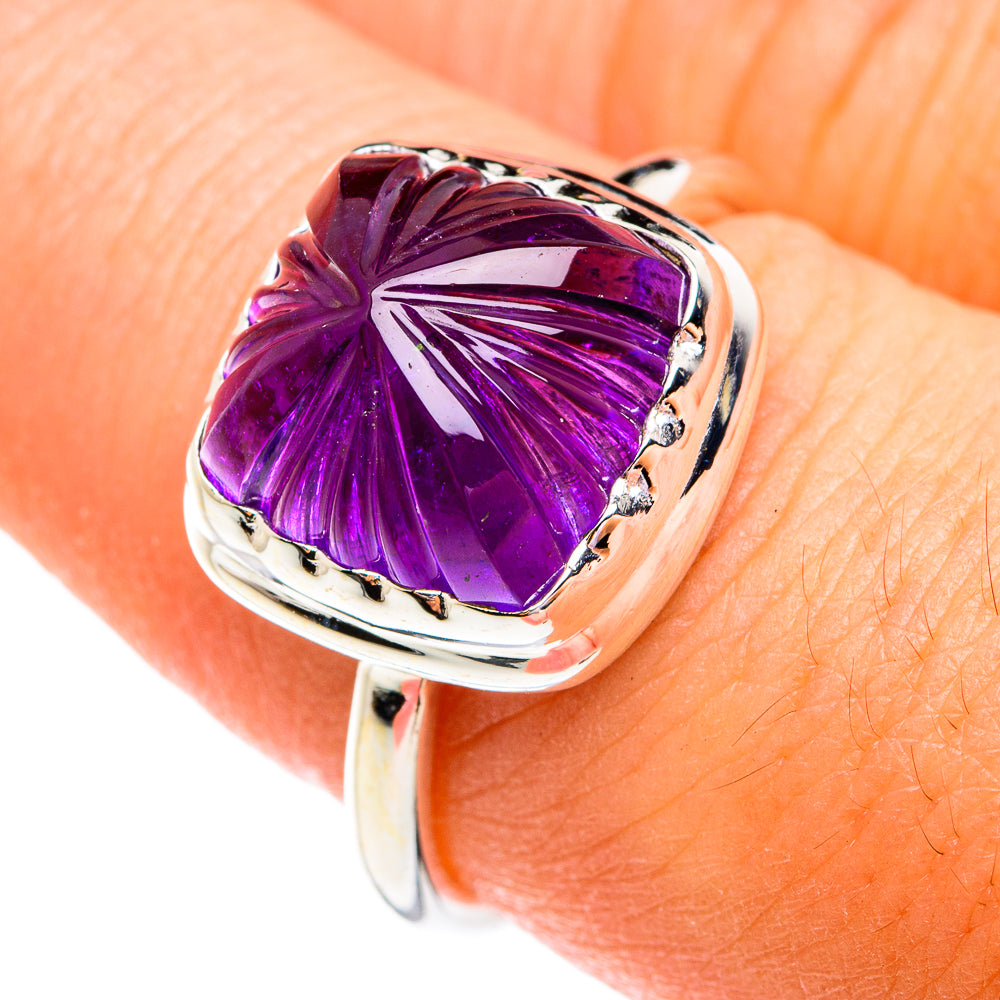 Amethyst Rings handcrafted by Ana Silver Co - RING74810